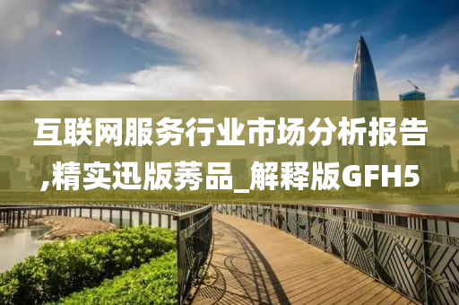 互联网服务行业市场分析报告,精实迅版莠品_解释版GFH5