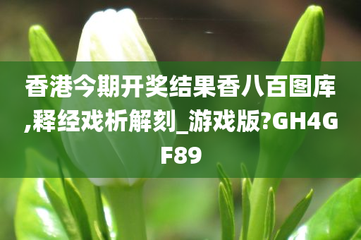 香港今期开奖结果香八百图库,释经戏析解刻_游戏版?GH4GF89