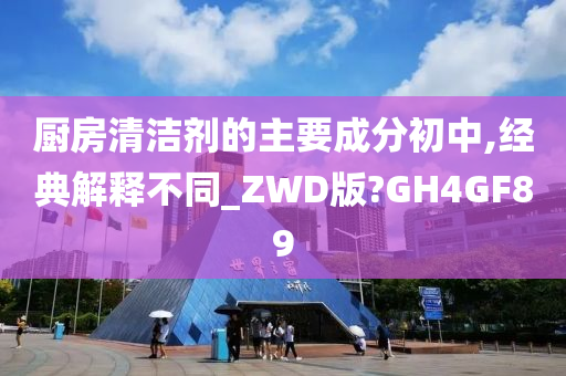 厨房清洁剂的主要成分初中,经典解释不同_ZWD版?GH4GF89