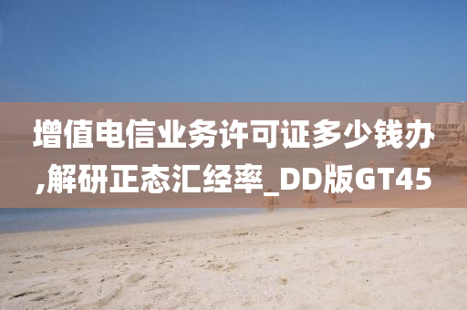 增值电信业务许可证多少钱办,解研正态汇经率_DD版GT45