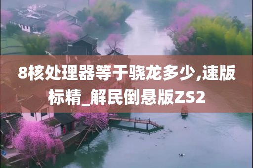 8核处理器等于骁龙多少,速版标精_解民倒悬版ZS2