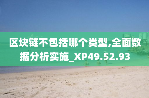 区块链不包括哪个类型,全面数据分析实施_XP49.52.93