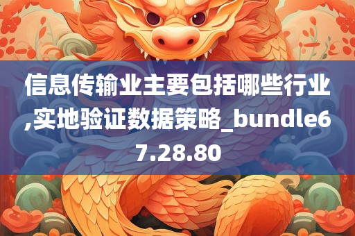 信息传输业主要包括哪些行业,实地验证数据策略_bundle67.28.80