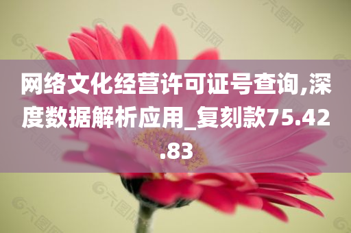 网络文化经营许可证号查询,深度数据解析应用_复刻款75.42.83