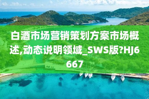 白酒市场营销策划方案市场概述,动态说明领域_SWS版?HJ6667