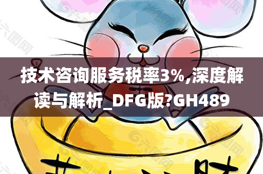 技术咨询服务税率3%,深度解读与解析_DFG版?GH489