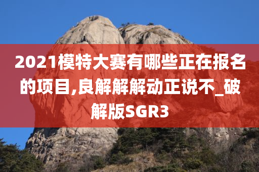 2021模特大赛有哪些正在报名的项目,良解解解动正说不_破解版SGR3