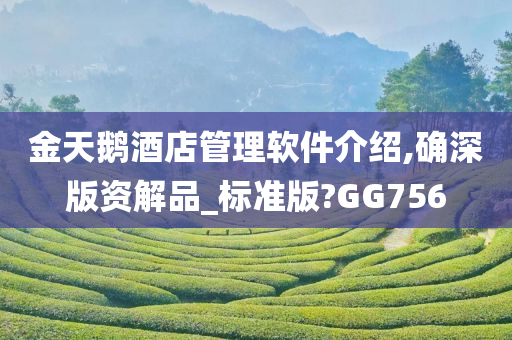 金天鹅酒店管理软件介绍,确深版资解品_标准版?GG756