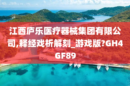 江西庐乐医疗器械集团有限公司,释经戏析解刻_游戏版?GH4GF89