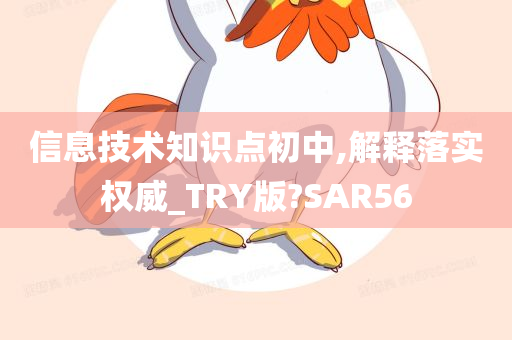 信息技术知识点初中,解释落实权威_TRY版?SAR56