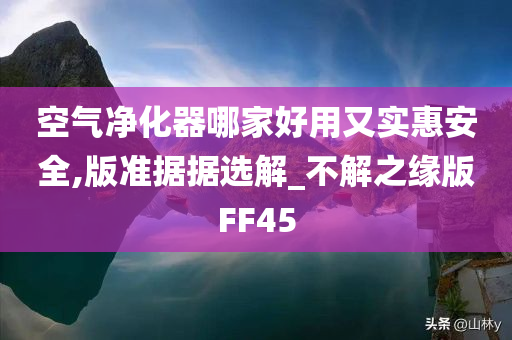 空气净化器哪家好用又实惠安全,版准据据选解_不解之缘版FF45