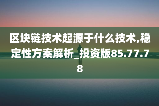 区块链技术起源于什么技术,稳定性方案解析_投资版85.77.78