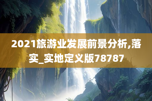 2021旅游业发展前景分析,落实_实地定义版78787