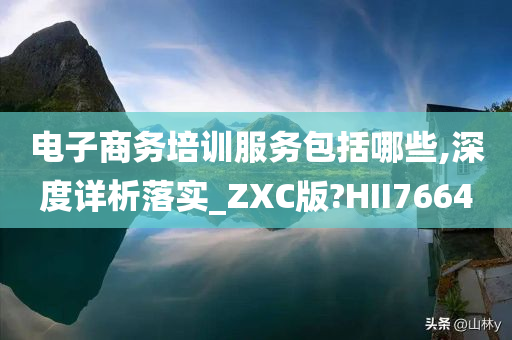 电子商务培训服务包括哪些,深度详析落实_ZXC版?HII7664