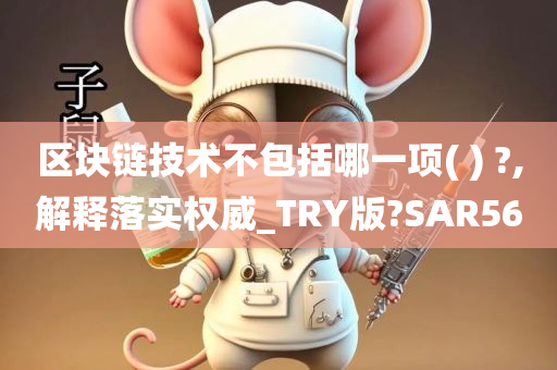 区块链技术不包括哪一项( ) ?,解释落实权威_TRY版?SAR56