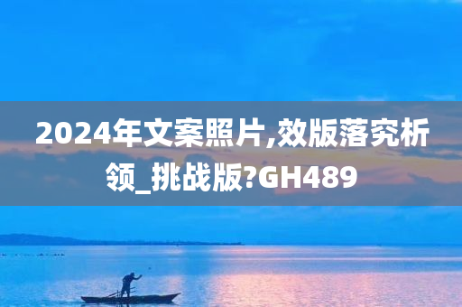 2024年文案照片,效版落究析领_挑战版?GH489