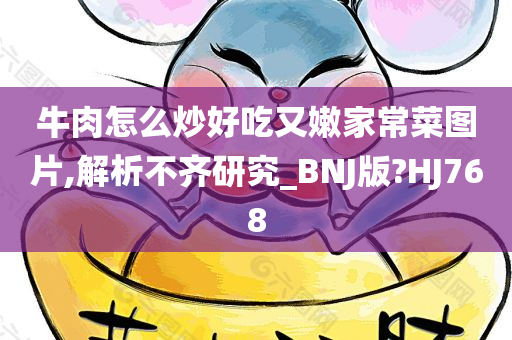 牛肉怎么炒好吃又嫩家常菜图片,解析不齐研究_BNJ版?HJ768