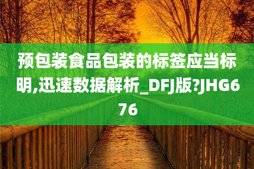 预包装食品包装的标签应当标明,迅速数据解析_DFJ版?JHG676