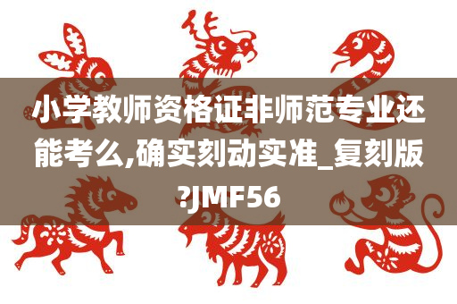 小学教师资格证非师范专业还能考么,确实刻动实准_复刻版?JMF56