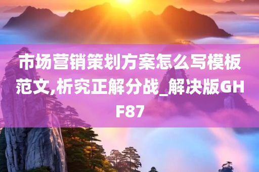 市场营销策划方案怎么写模板范文,析究正解分战_解决版GHF87