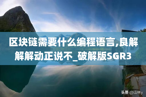 区块链需要什么编程语言,良解解解动正说不_破解版SGR3