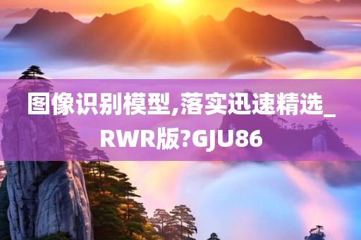 图像识别模型,落实迅速精选_RWR版?GJU86