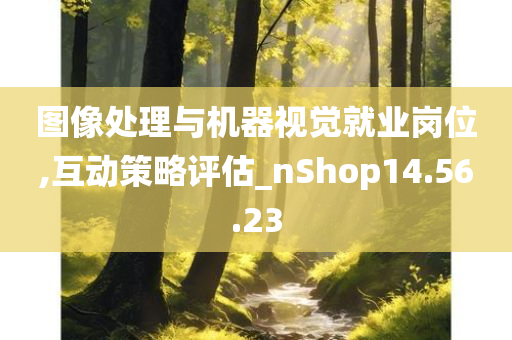 图像处理与机器视觉就业岗位,互动策略评估_nShop14.56.23