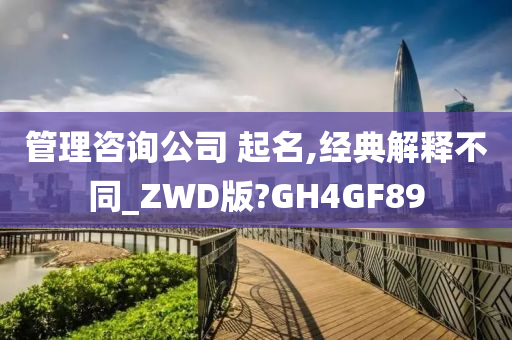 管理咨询公司 起名,经典解释不同_ZWD版?GH4GF89