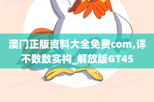 澳门正版资料大全免费com,详不数数实构_解放版GT45