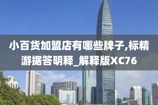 小百货加盟店有哪些牌子,标精游据答明释_解释版XC76