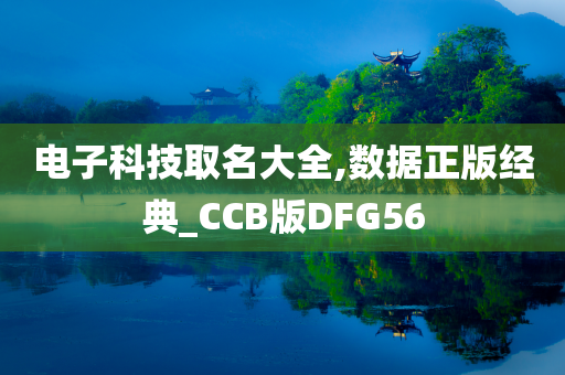 电子科技取名大全,数据正版经典_CCB版DFG56