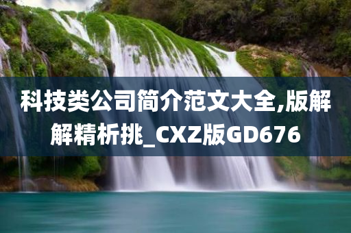 科技类公司简介范文大全,版解解精析挑_CXZ版GD676