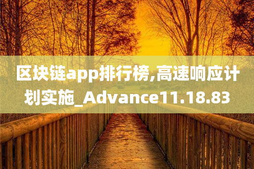 区块链app排行榜,高速响应计划实施_Advance11.18.83