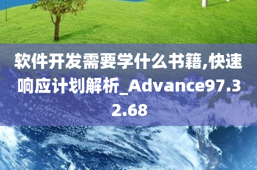 软件开发需要学什么书籍,快速响应计划解析_Advance97.32.68