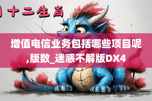 增值电信业务包括哪些项目呢,版数_迷惑不解版DX4