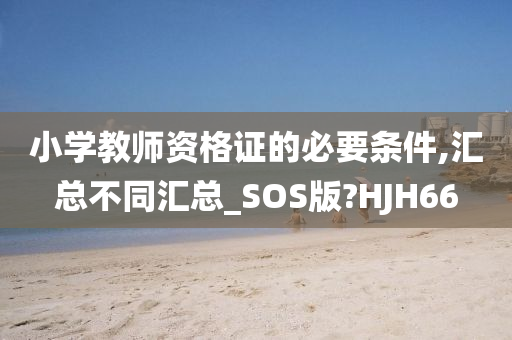 小学教师资格证的必要条件,汇总不同汇总_SOS版?HJH66