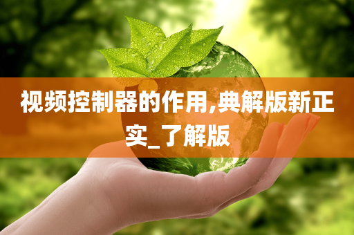 视频控制器的作用,典解版新正实_了解版