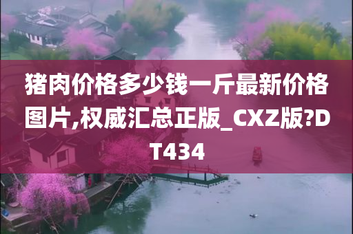 猪肉价格多少钱一斤最新价格图片,权威汇总正版_CXZ版?DT434