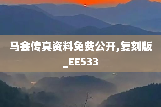 马会传真资料免费公开,复刻版_EE533