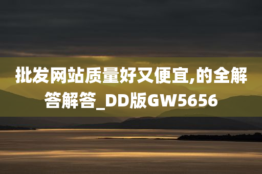 批发网站质量好又便宜,的全解答解答_DD版GW5656