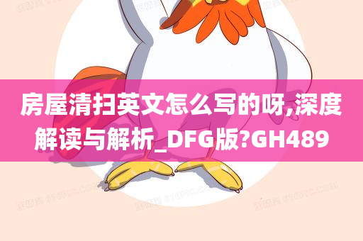 房屋清扫英文怎么写的呀,深度解读与解析_DFG版?GH489