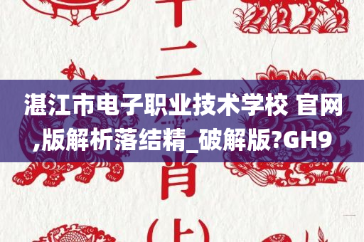 湛江市电子职业技术学校 官网,版解析落结精_破解版?GH9