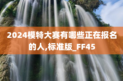 2024模特大赛有哪些正在报名的人,标准版_FF45