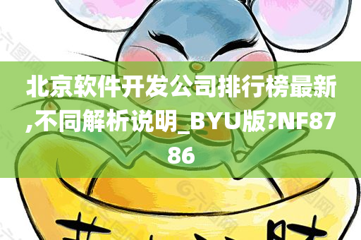 北京软件开发公司排行榜最新,不同解析说明_BYU版?NF8786