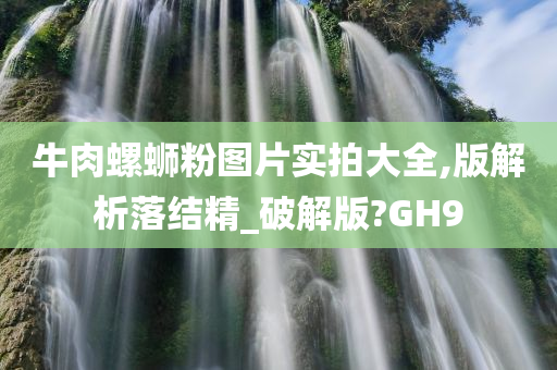 牛肉螺蛳粉图片实拍大全,版解析落结精_破解版?GH9