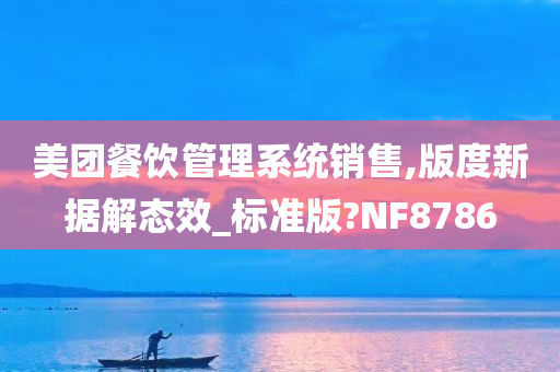 美团餐饮管理系统销售,版度新据解态效_标准版?NF8786