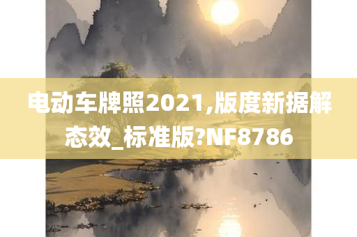 电动车牌照2021,版度新据解态效_标准版?NF8786