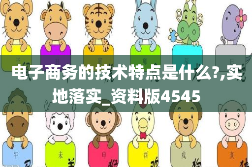 电子商务的技术特点是什么?,实地落实_资料版4545