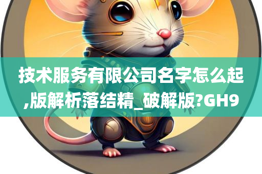 技术服务有限公司名字怎么起,版解析落结精_破解版?GH9