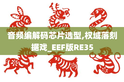 音频编解码芯片选型,权域落刻据戏_EEF版RE35